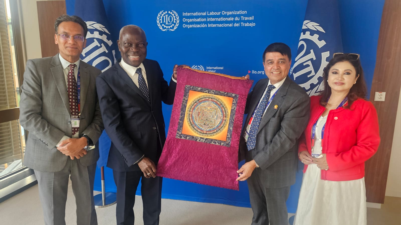 महासंघका अध्यक्ष ढकाल र आइएलओका महासचिव होङ्बो बीच भेटवार्ता, रोजगारदाता लक्षित सहयोग विस्तारमा जोड 